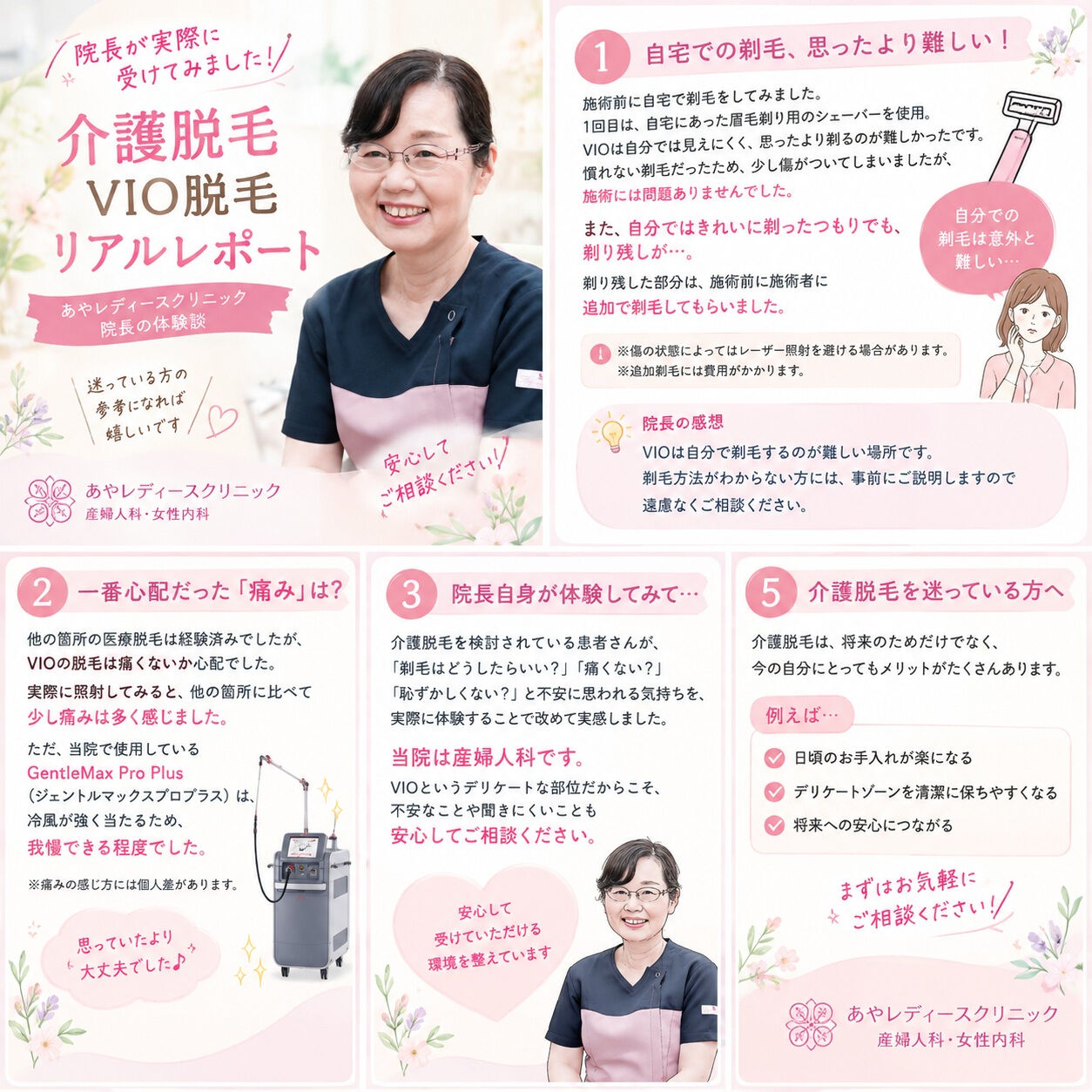 🌸 院長が実際に受けてみました！